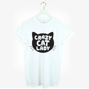T-SHIRT CRAZY CAT LADY