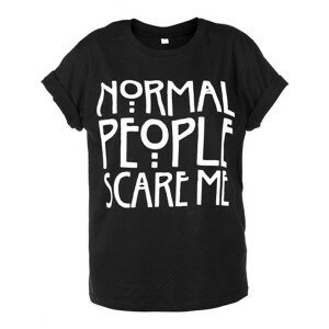 T-shirt NORMAL PEOPLE SCARE ME